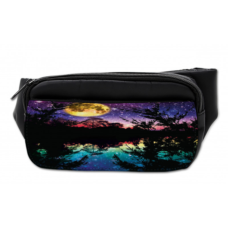 Night Sky Trees Bumbag