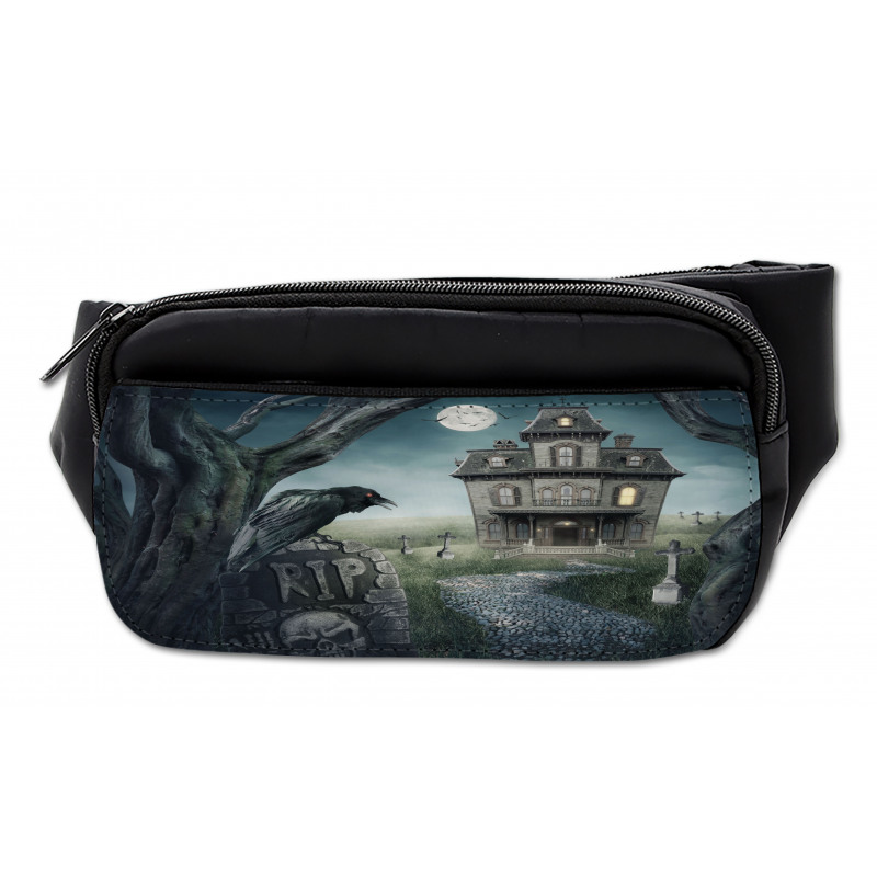 Haunted House Crow Tomb Bumbag