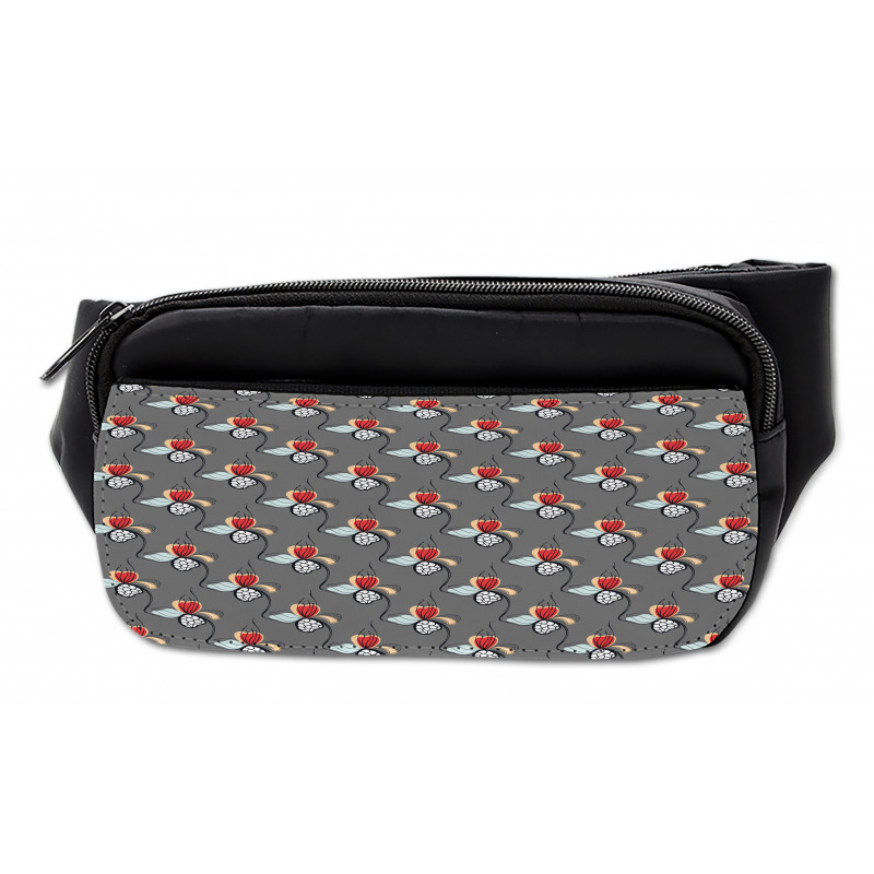 Abstract Herb Motifs Bumbag