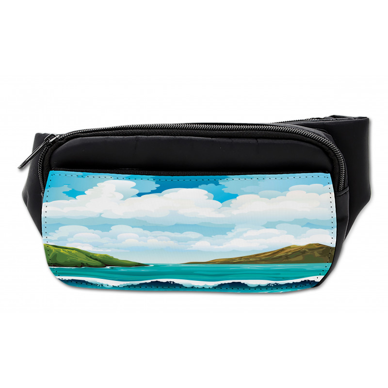 Waves Islands Blue Sky Bumbag