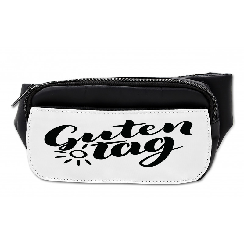 Hand Lettering Guten Tag Bumbag