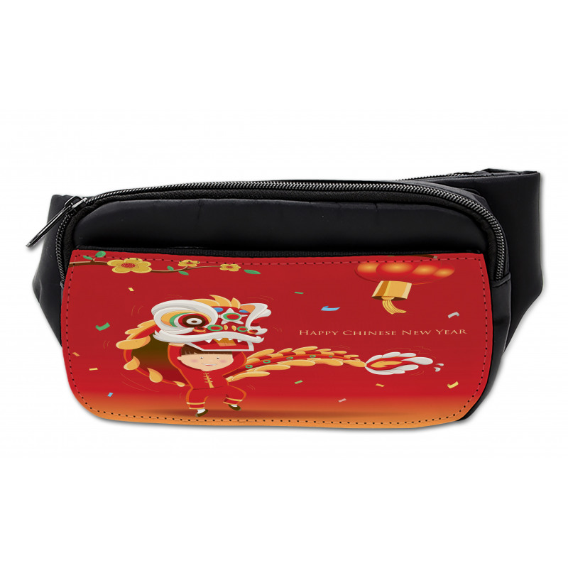 Little Boy Lion Dance Bumbag