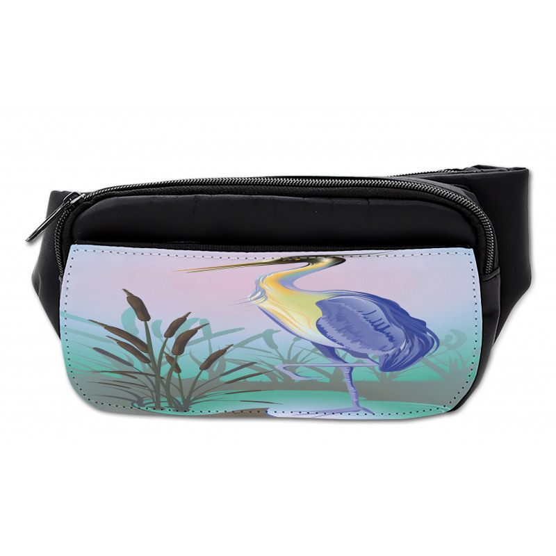 Heron with Reed Water Bumbag