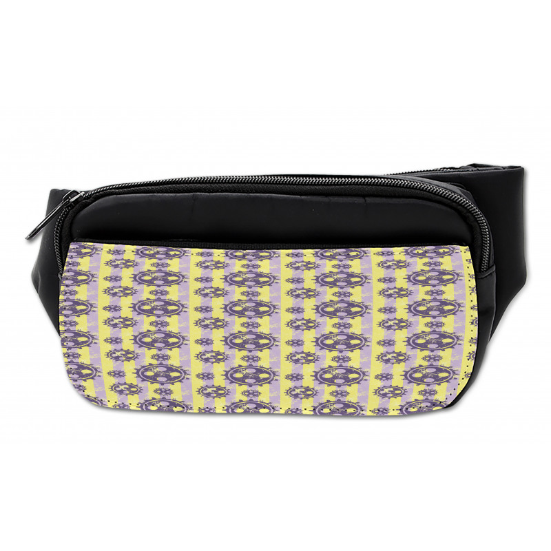 Graphic Wheel Pattern Bumbag