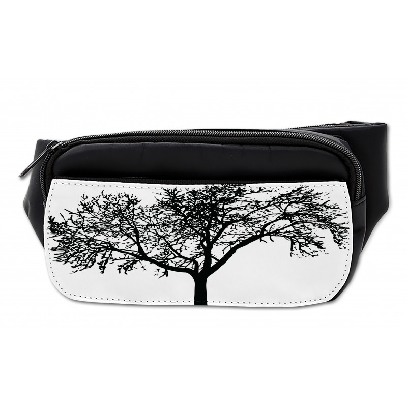 Bare Branches Silhouette Art Bumbag