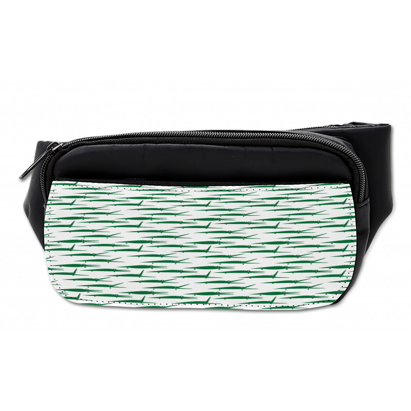 Funny Green Alligator Bumbag