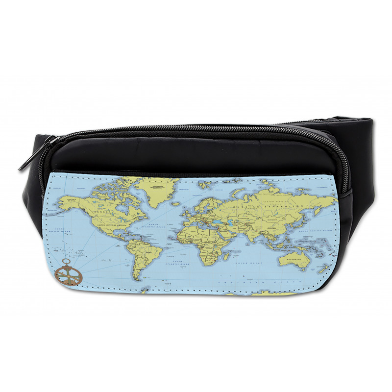 Adventure Detailed Map Bumbag