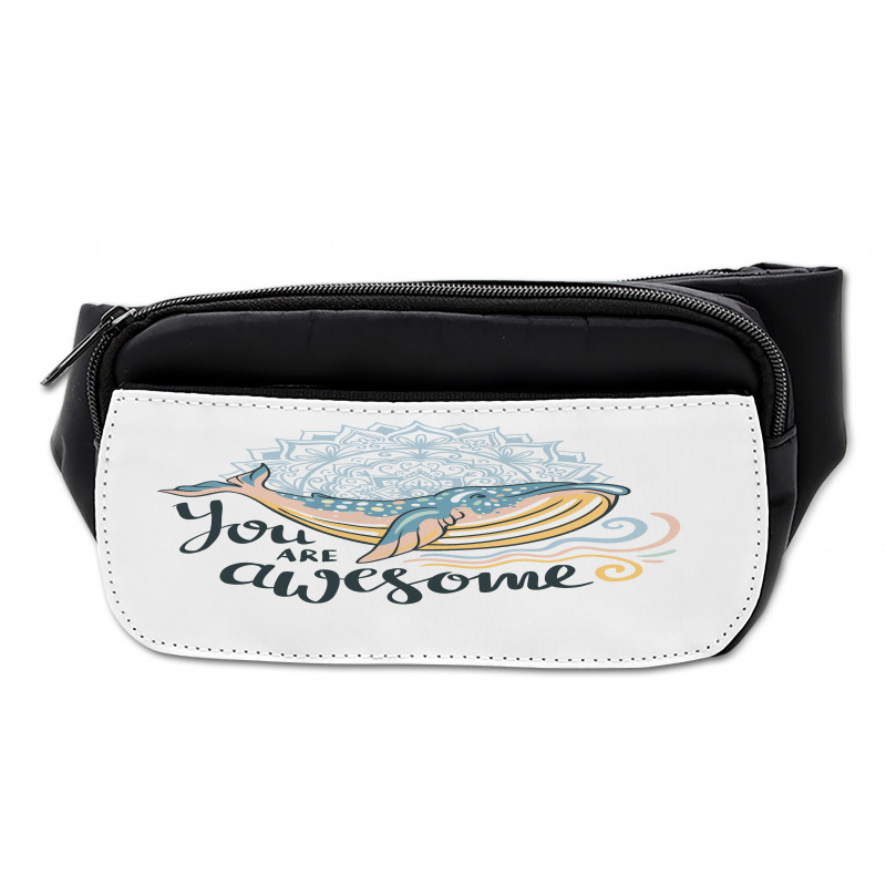 Whale Waves Pastel Bumbag