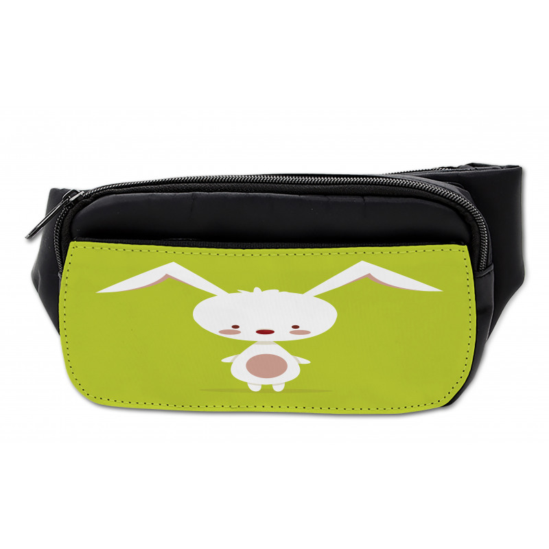 Cartoon Character on Green Bumbag