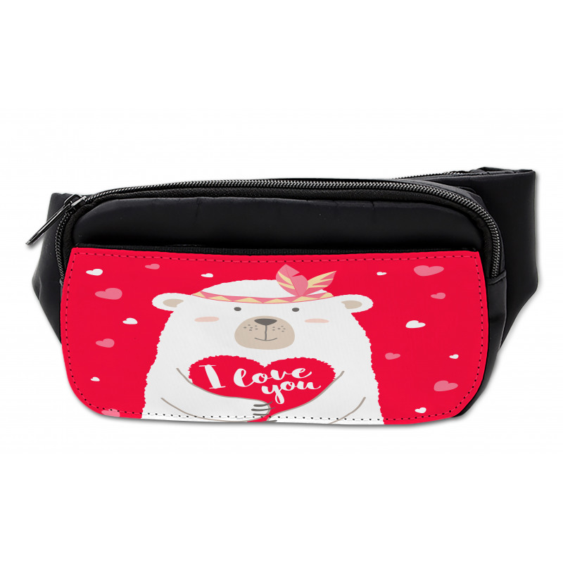 Bear Holding a Heart Bumbag