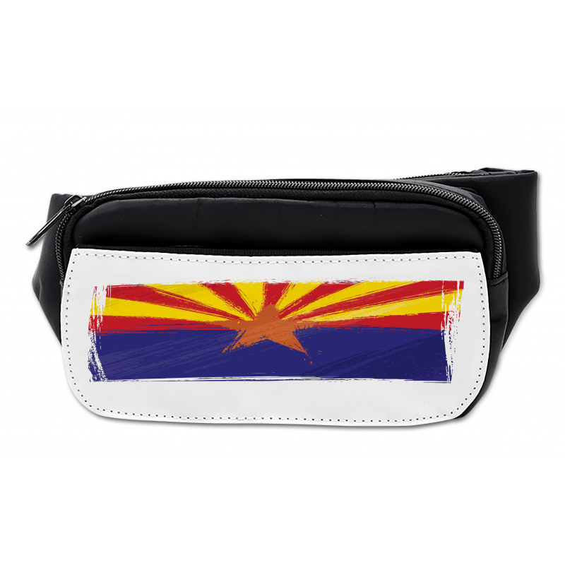 Grunge Design State Flag Bumbag