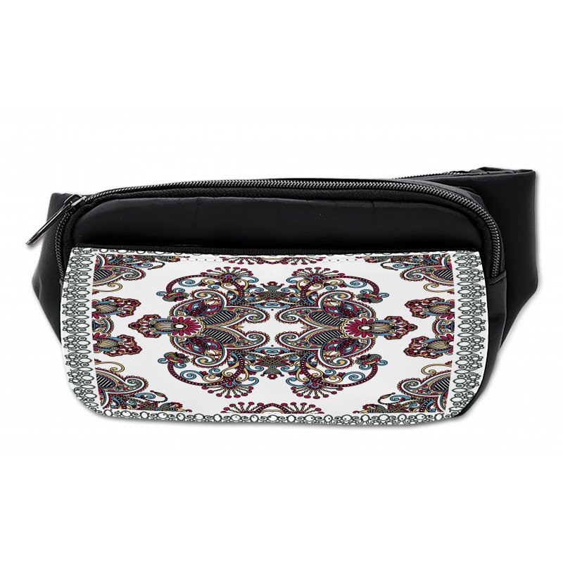 Curlicues Floral Design Bumbag