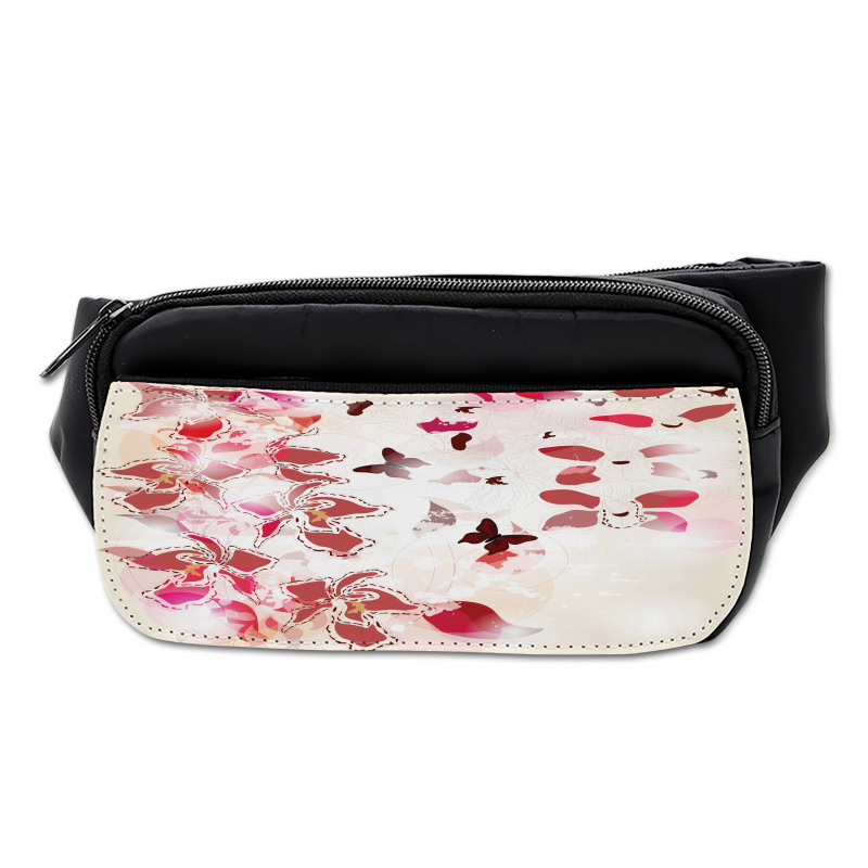 Orchids Butterflies Tropic Bumbag