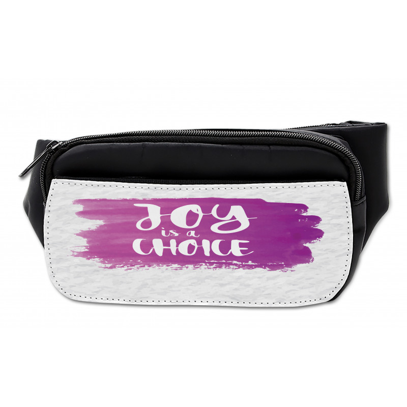 Joy is a Choice Words Art Bumbag