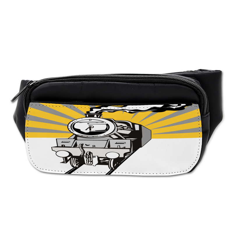 Locomotive Sunburst Effect Bumbag