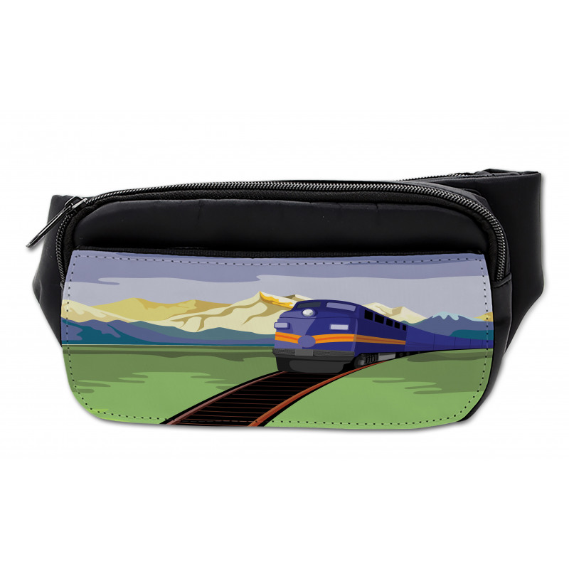 Rural Country Train Design Bumbag