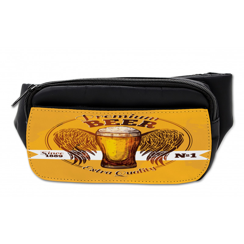 Premium Beer Grunge Graphic Bumbag