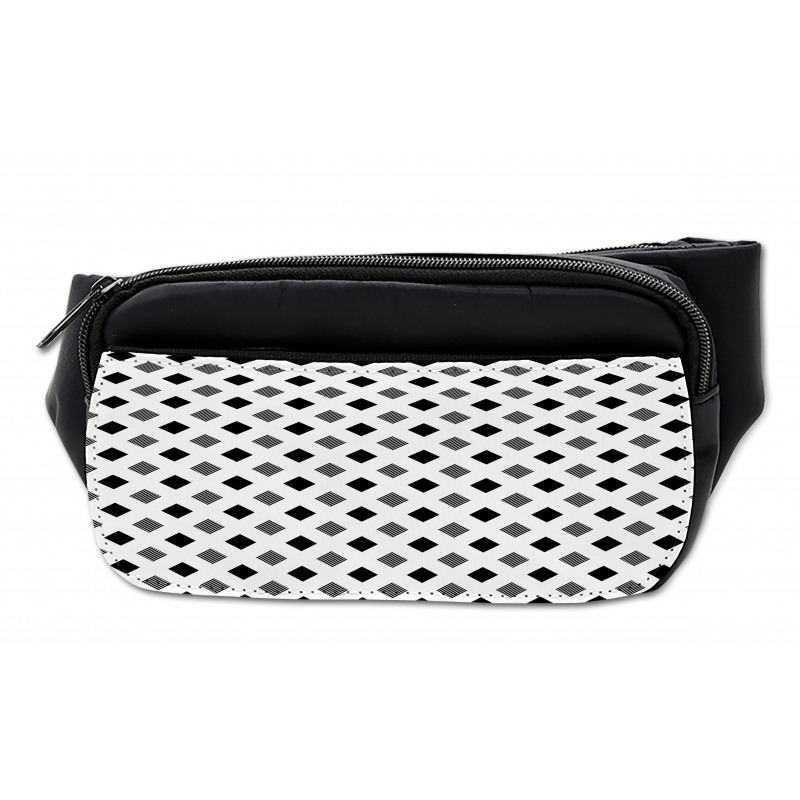 Minimalist Style Squares Bumbag