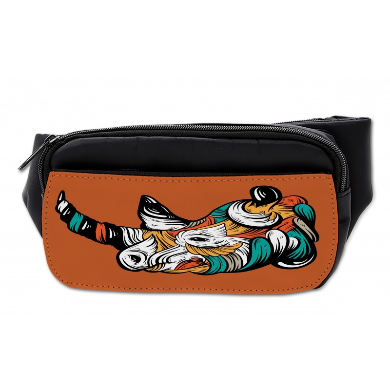 Colorful Animal Portrait Boho Bumbag