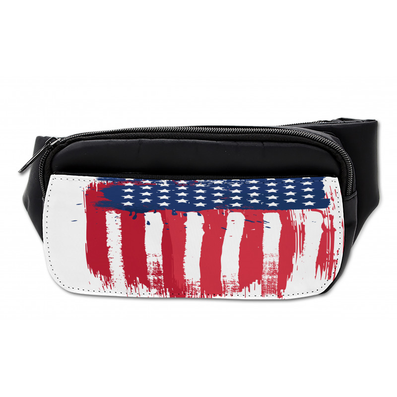 Vertical Hand-drawn Flag Bumbag