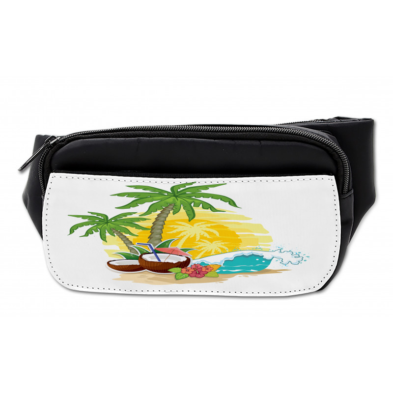 Coconut Drink Palms Bumbag