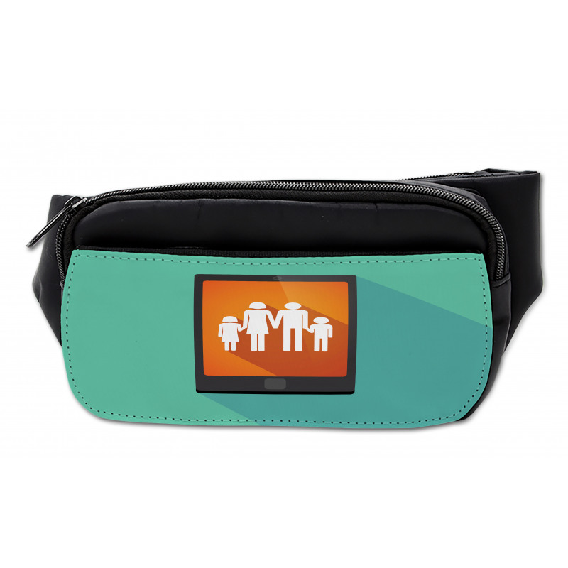 Cartoon Family Silhouette Bumbag