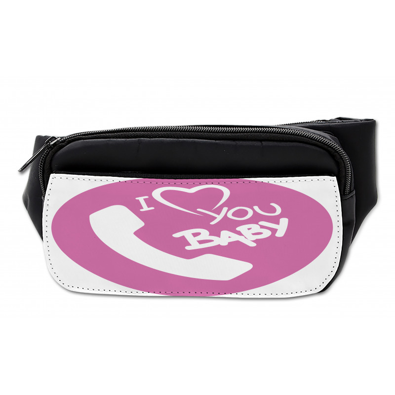 I Love You Baby Message Bumbag