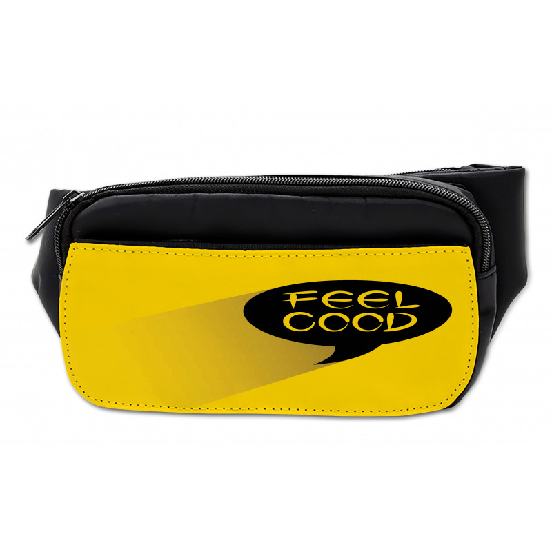 Speech Bubble on Yellow Bumbag