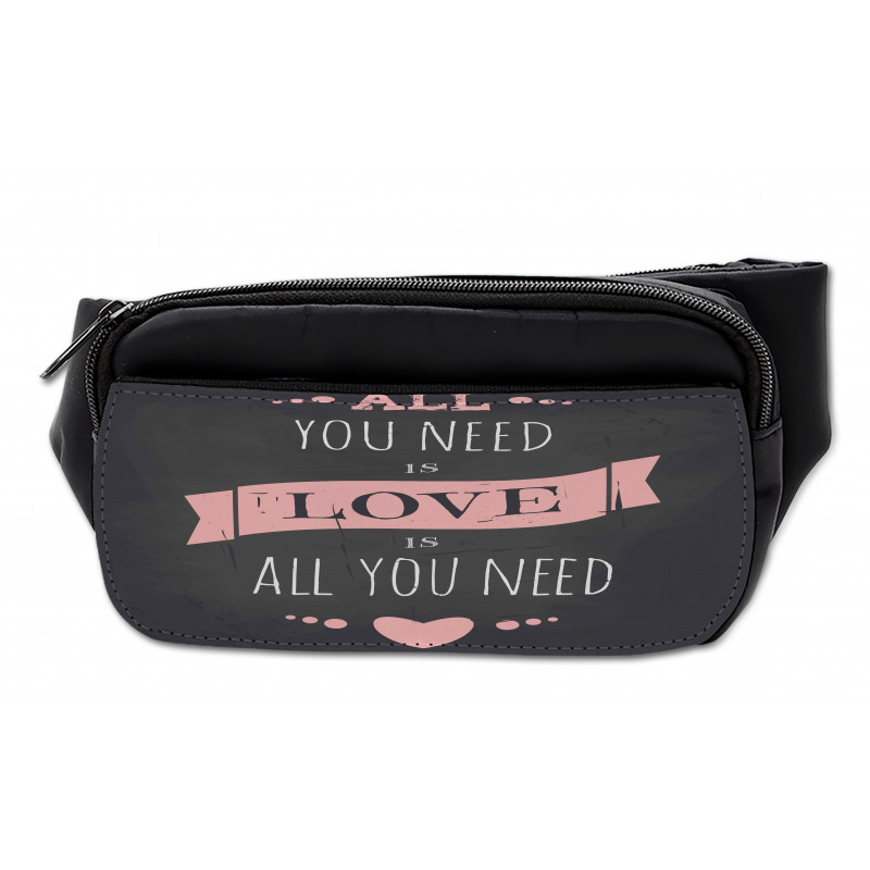 Drawn Letters Chalkboard Bumbag