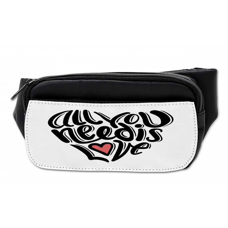 Hand-written Little Heart Bumbag