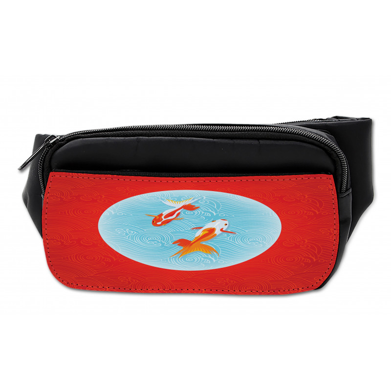 Pair of Fishes Japanese Bumbag