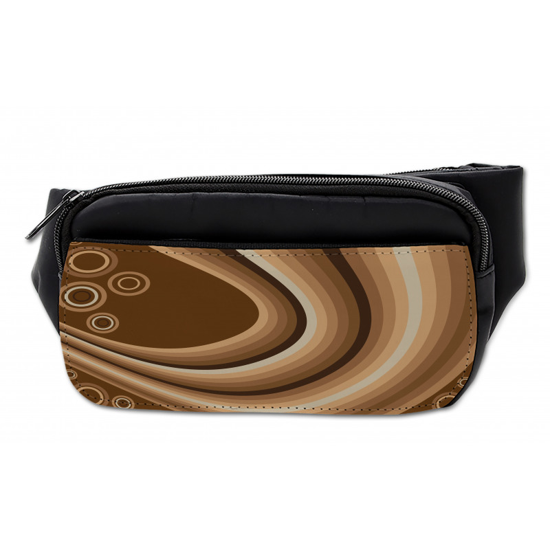 Abstract Wavy Lines Retro Bumbag