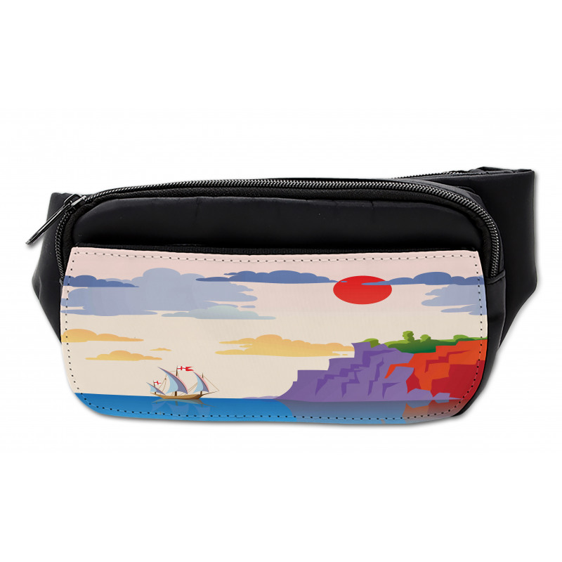 Coastal Landscape Ship Bumbag