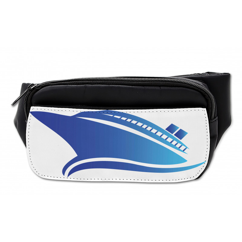 Abstract Blue Ship Bumbag