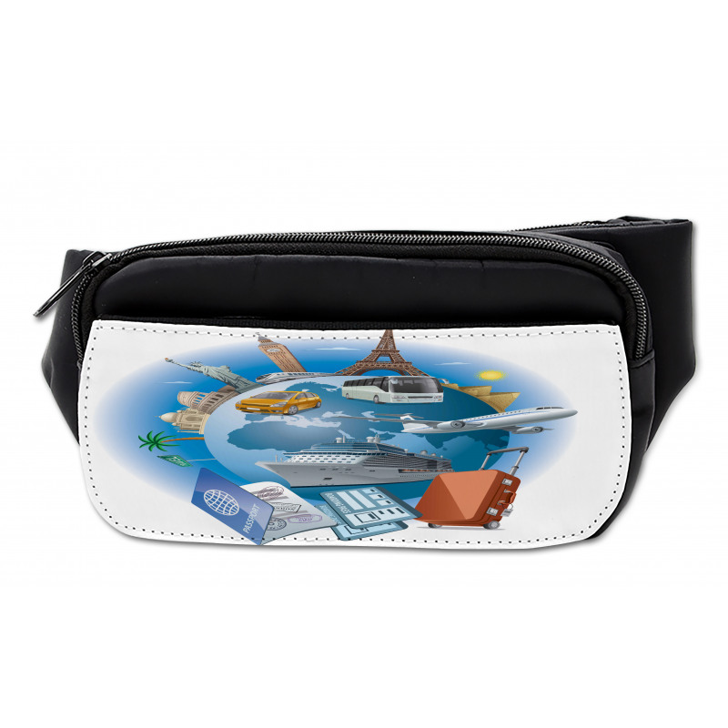 Business Travel Planet Earth Bumbag