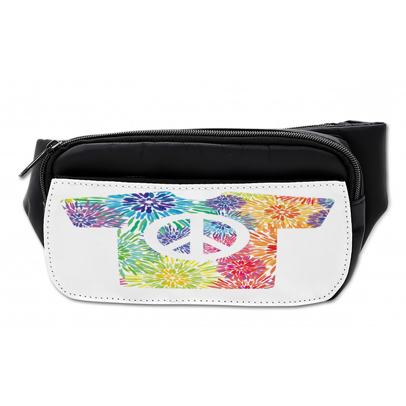 T-Shirt Design Hippie Style Bumbag