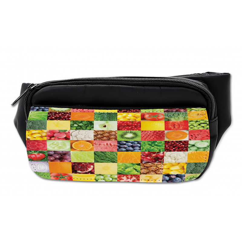 Healthy Fresh Food Squares Bumbag