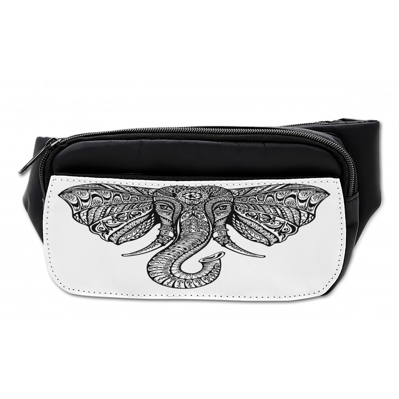 Graceful Elephant Design Bumbag