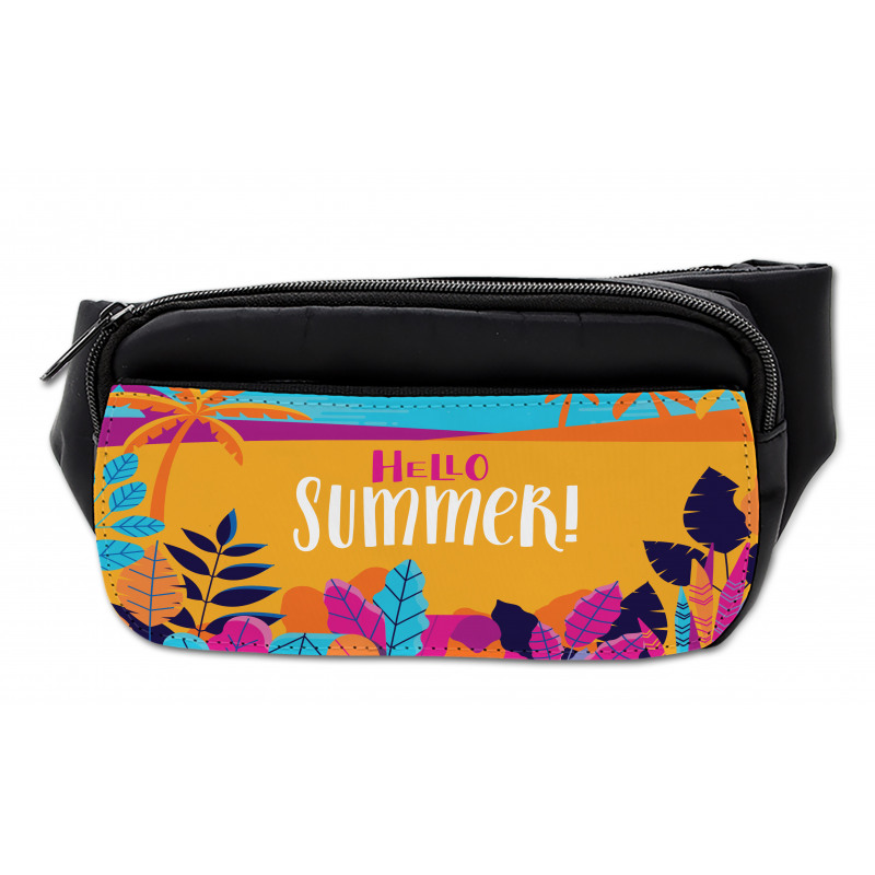 Tropical Beach Hello Summer Bumbag