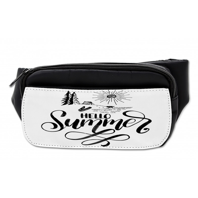 Hello Summer Camping Vacation Bumbag