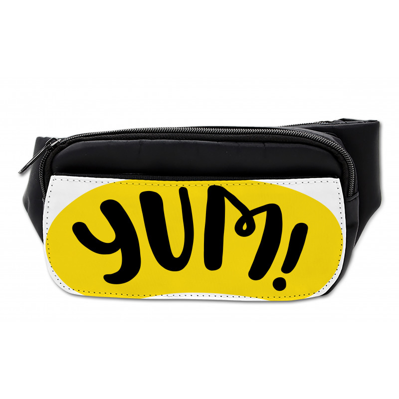 Lettering in Funny Text Font Bumbag