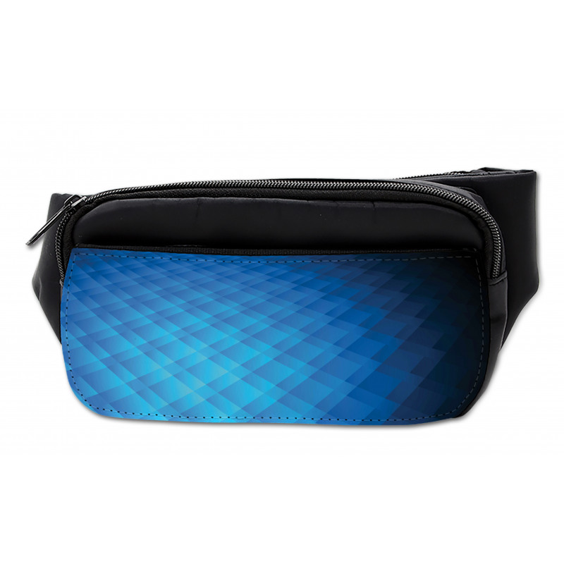 Vibrant Geometric Ombre Square Bumbag