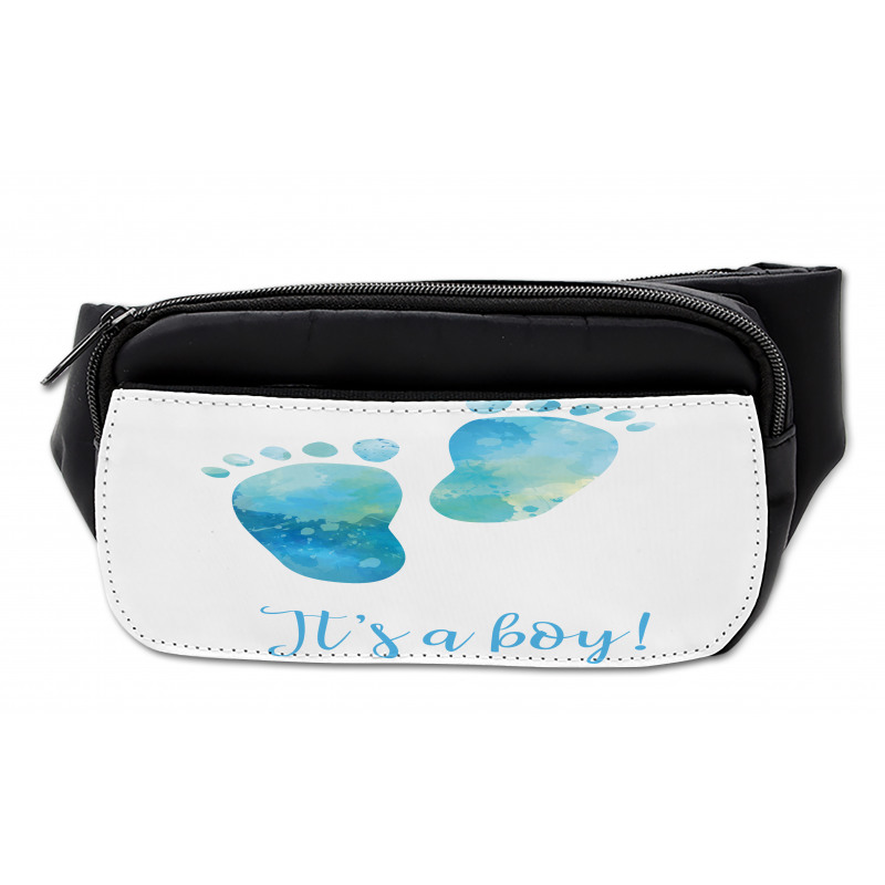 Baby Boy Footprints Bumbag