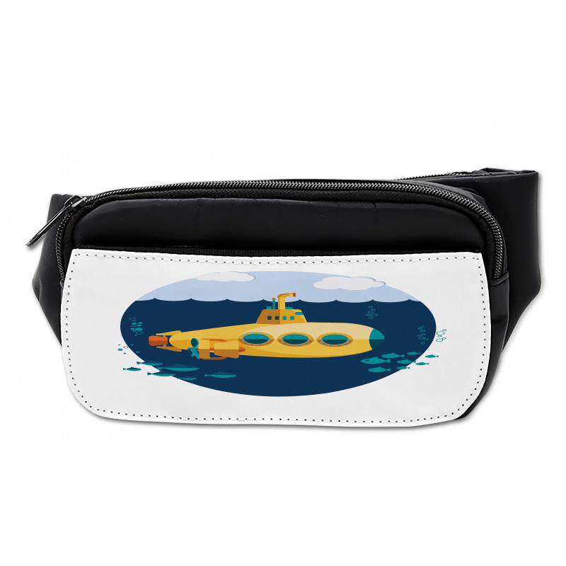 Nautical Wave Fish Bubble Bumbag