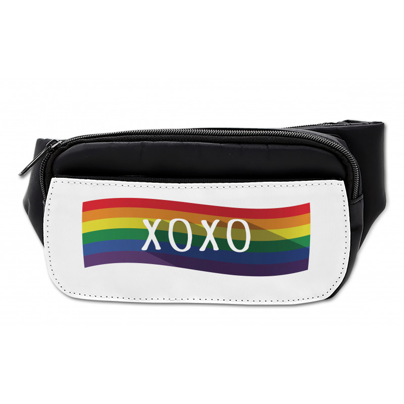 Waving Rainbow Flag Acronym Bumbag