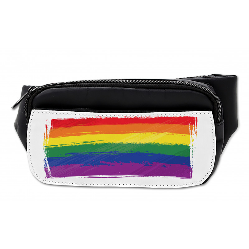 Watercolor Rainbow Flag Love Bumbag