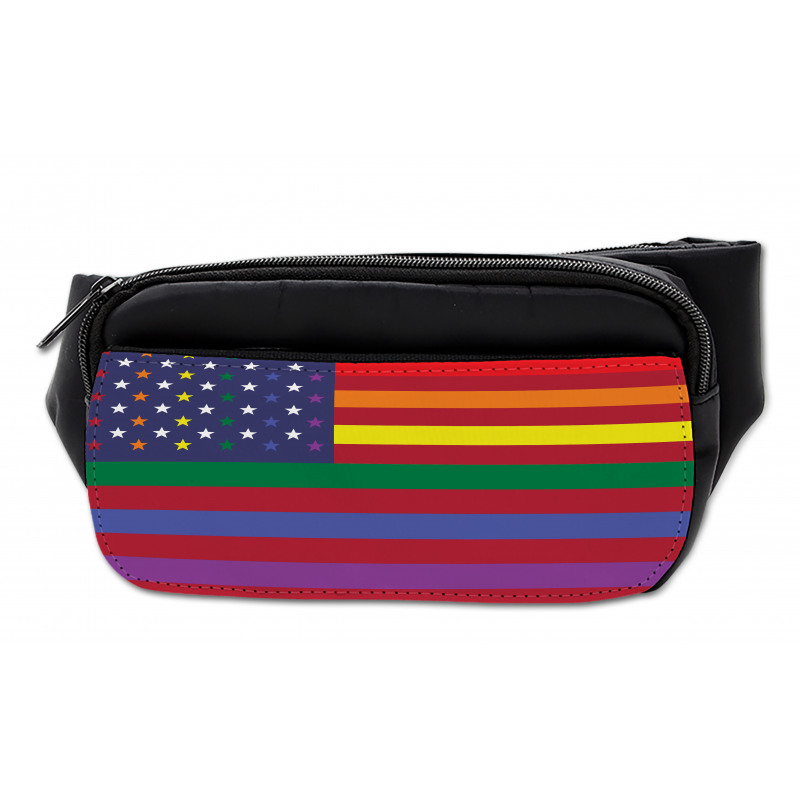 Gay Concept American Flag Bumbag