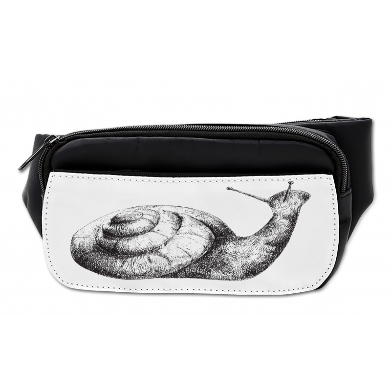 Hand Drawn Slug Sketch Design Bumbag