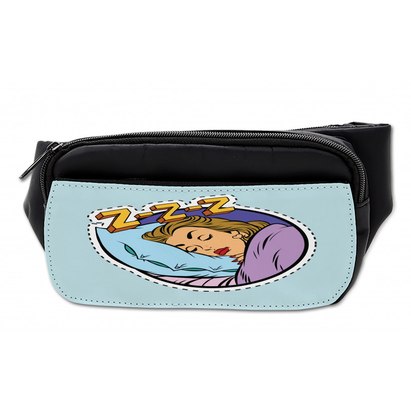 Comic Book Sleeping Girl Bumbag