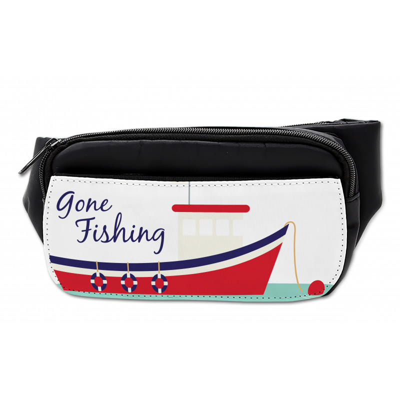 Cartoon Fishing Boat Bumbag